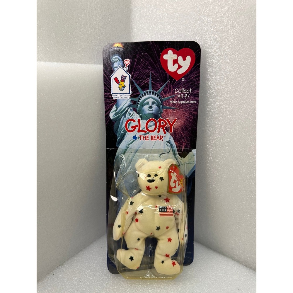 Vintage 1999 Ty Teenie Beanie Babies Glory The Bear McDonald's NIP Sealed